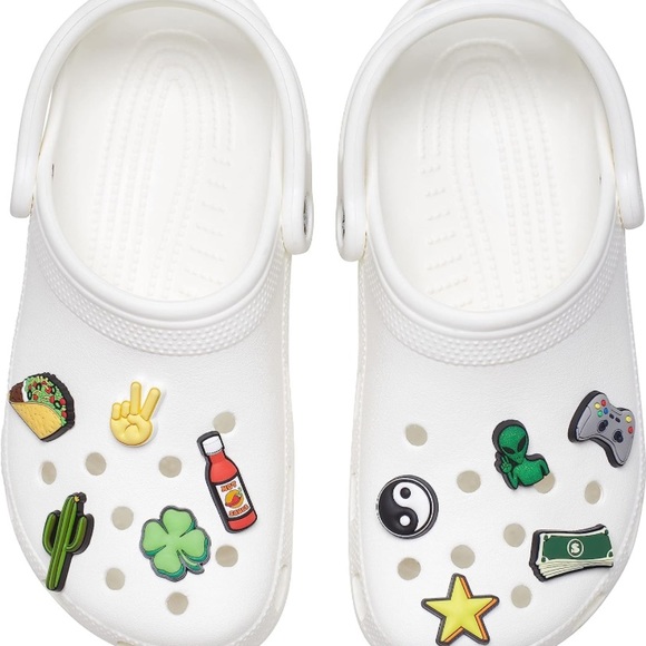 Jibbitz Accessories Crocs Jibbitz Shoe Charms Nwt Alien Cactus Hot